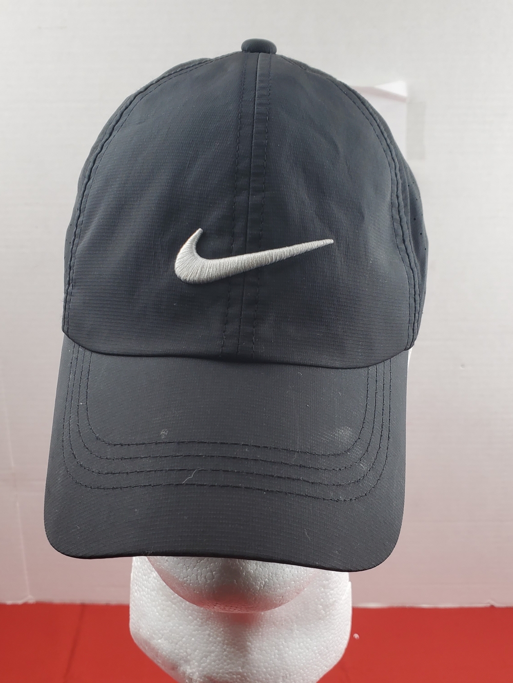 Nike Black Swoosh Performance Cap